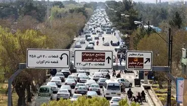 وضعیت ترافیکی منتهی به بهشت زهرا (س) در پنج‌شنبه آخر سال+ فیلم