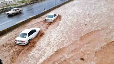 خسارت سیل امروز به ۲ شهرستان استان خراسان‌شمالی