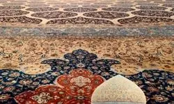 شکوه فرش ایرانی در مسجد سلطان قابوس؛الهام گرفته از معماری اصفهان/عکس