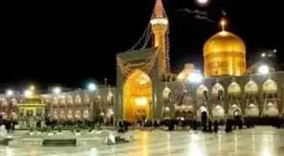 تصاویری از کتیبه‌های ولادت امام حسین(ع) در مشهد/ویدیو 