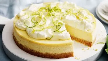 طرز تهیه چیزکیک لیمویی خاص و فوق العاده به سبک کافه قنادی ها+فیلم