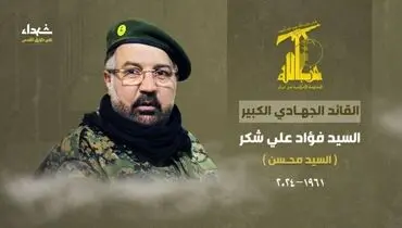 حزب الله رسما شهادت فرمانده خود را اعلام کرد