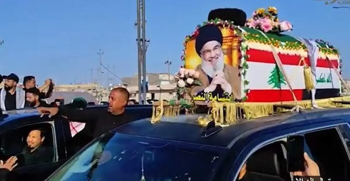 آغاز رسمی مراسم تشییع شهدای مقاومت در لبنان