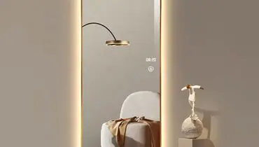 نقش آینه قدی در دکوراسیون پذیرایی