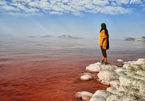تصاویر خوشحال کننده از دریاچه ارومیه؛ امید به چشم ایران بازگشت + فیلم