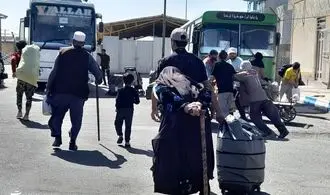 بازگشت گروهی اتباع غیرمجاز افغانستانی از مرز دوغارون در کمتر از ۲ ساعت + تصاویر