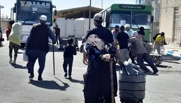 بازگشت گروهی اتباع غیرمجاز افغانستانی از مرز دوغارون در کمتر از ۲ ساعت + تصاویر