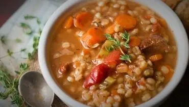 طرز تهیه سوپ جو  رستورانی خوشمزه