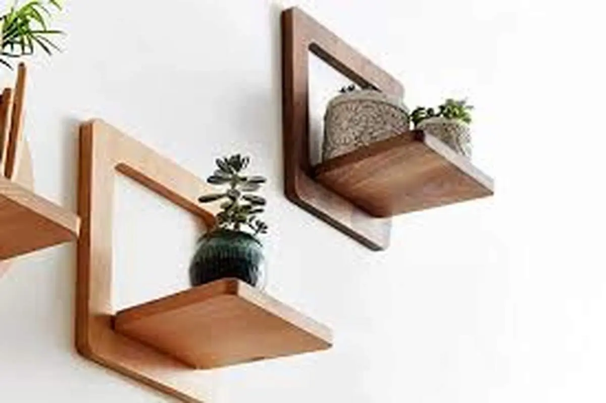 20 ایده شلف دیواری چوبی جذاب و دیدنی+عکس