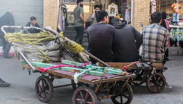 ویدیوی تکان دهنده از وضعیت درآمد چرخی های بازار+فیلم

