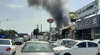 آتش سوزی در کارخانه شرکت کاله واقع در شهر آمل + فیلم