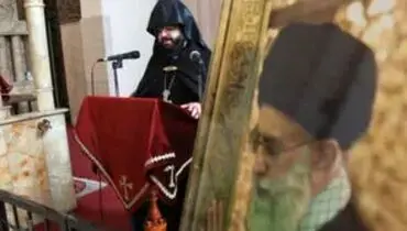 مراسم چهلم رهبر شهید انقلاب در کلیسای سرکیس مقدس/عکس