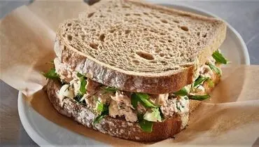 طرز تهیه ساندویچ سالاد تن ماهی خوشمزه
