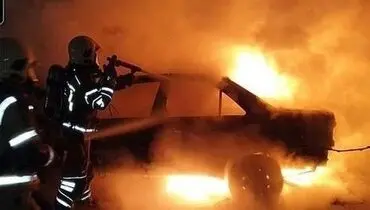آتش سوزی در پارکینگ حرم مطهر رضوی