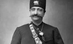 نقاشی جالب ناصرالدین شاه از یکی از زنان حرم‌سرا