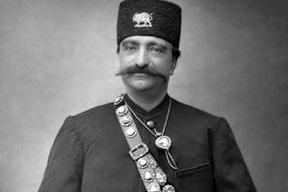 نقاشی جالب ناصرالدین شاه از یکی از زنان حرمسرا