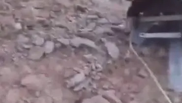 لاشه پهپاد صهیونیستی پس از ساقط شدن کشف شد