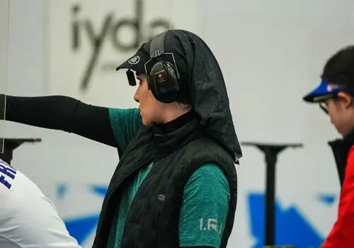 افتخار آفرینی بانوی ایرانی در رشته تپانچه ۲۵ متر 