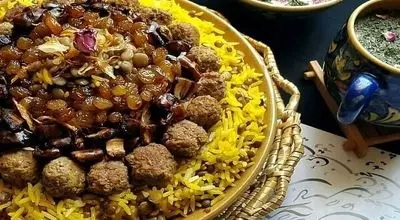 طرز تهیه عدس پلوی درباری