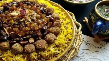 طرز تهیه عدس پلوی درباری