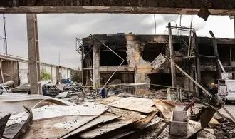 حجم خسارات در حمله به کرج را ببینید