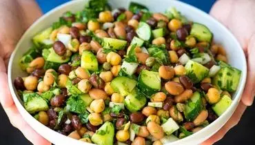 طرز تهیه سالادی خوشمزه و پروتئینی برای روزهای پرکار
