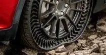 تایرهای بدون هوا محصول جدید جنرال موتورز +فیلم