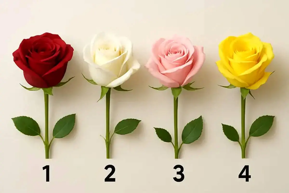رنگ گل رز مورد علاقه‌ات درباره شخصیتت چه می‌گوید؟