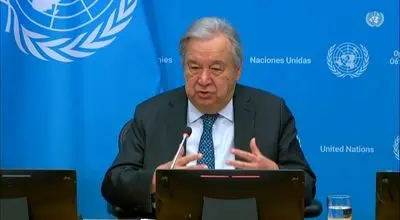 دبیرکل سازمان ملل حملات نظامی آمریکا و اسرائیل علیه ایران را محکوم  کرد