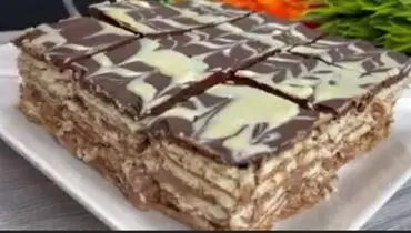 طرز تهیه دسر فوری با بیسکوییت بدون نیاز به فر در ده دقیقه+ فیلم