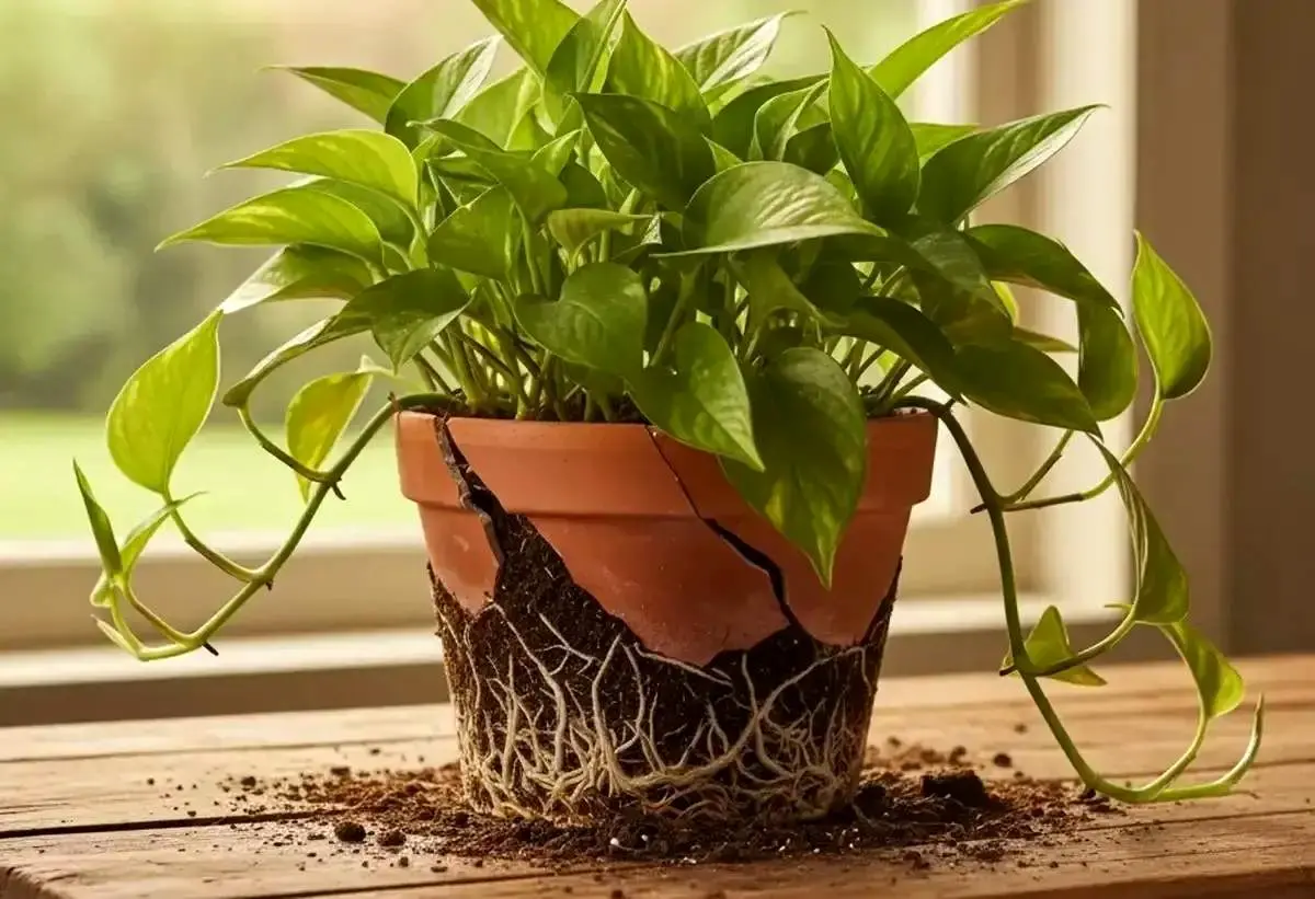 چطور بفهمیم گیاه به گلدان بزرگ‌تر نیاز دارد؟

