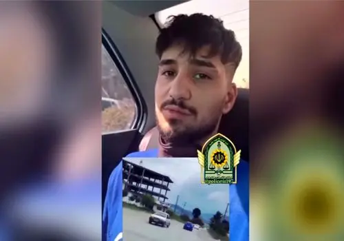 راننده مشهور اینستاگرام در دام پلیس امنیت عمومی / اعترافات او را ببینید + فیلم حرکات نمایشی