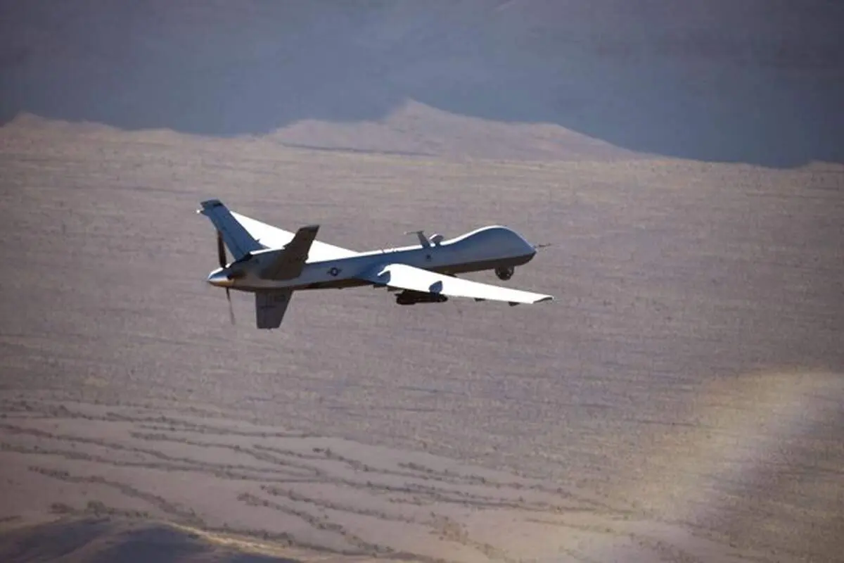 انهدام یک پهپاد MQ-9 را در آسمان قشم 