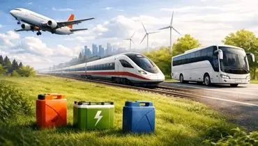 مقایسه میزان مصرف انرژی در سفرهای هوایی، ریلی و اتوبوسی