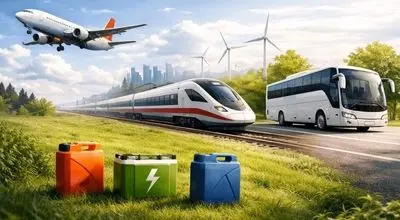 مقایسه میزان مصرف انرژی در سفرهای هوایی، ریلی و اتوبوسی