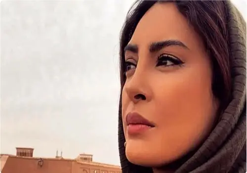 سلفی عاشقانه حدیثه تهرانی با همسرش