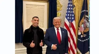 پست اینستاگرامی و جنجالی کریستیانو رونالدو بعد از دیدار با ترامپ
