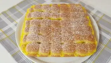 لذیذترین و مرطوب ترین کیک اسفنجی با کرم کاستارد+ فیلم / متفاوت ترین روش پخت کیک اسفنجی با کرم کاستارد برای مهمانی