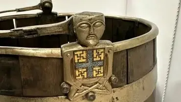 کشف سطل هزارساله با نقش بودا در نروژ + عکس