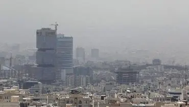 هوای تهران گرم و غباری می‌شود؛ توده هوای گرم تا پایان هفته ماندگار است