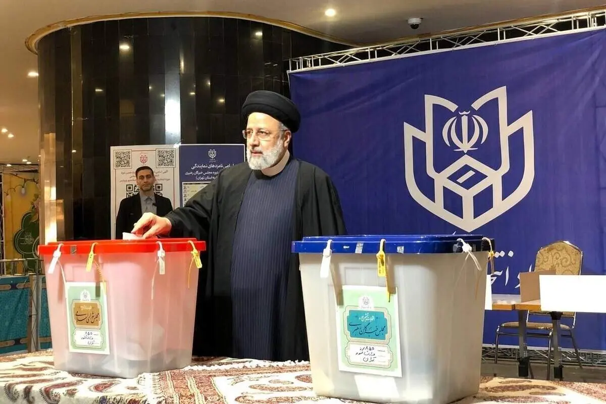 حضور رئیس جمهور پای صندوق رای+فیلم