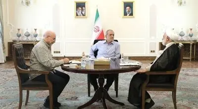 نشست سران سه قوه برای بررسی مسائل روز کشور برگزار شد + عکس