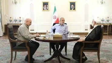 نشست سران سه قوه برای بررسی مسائل روز کشور برگزار شد + عکس