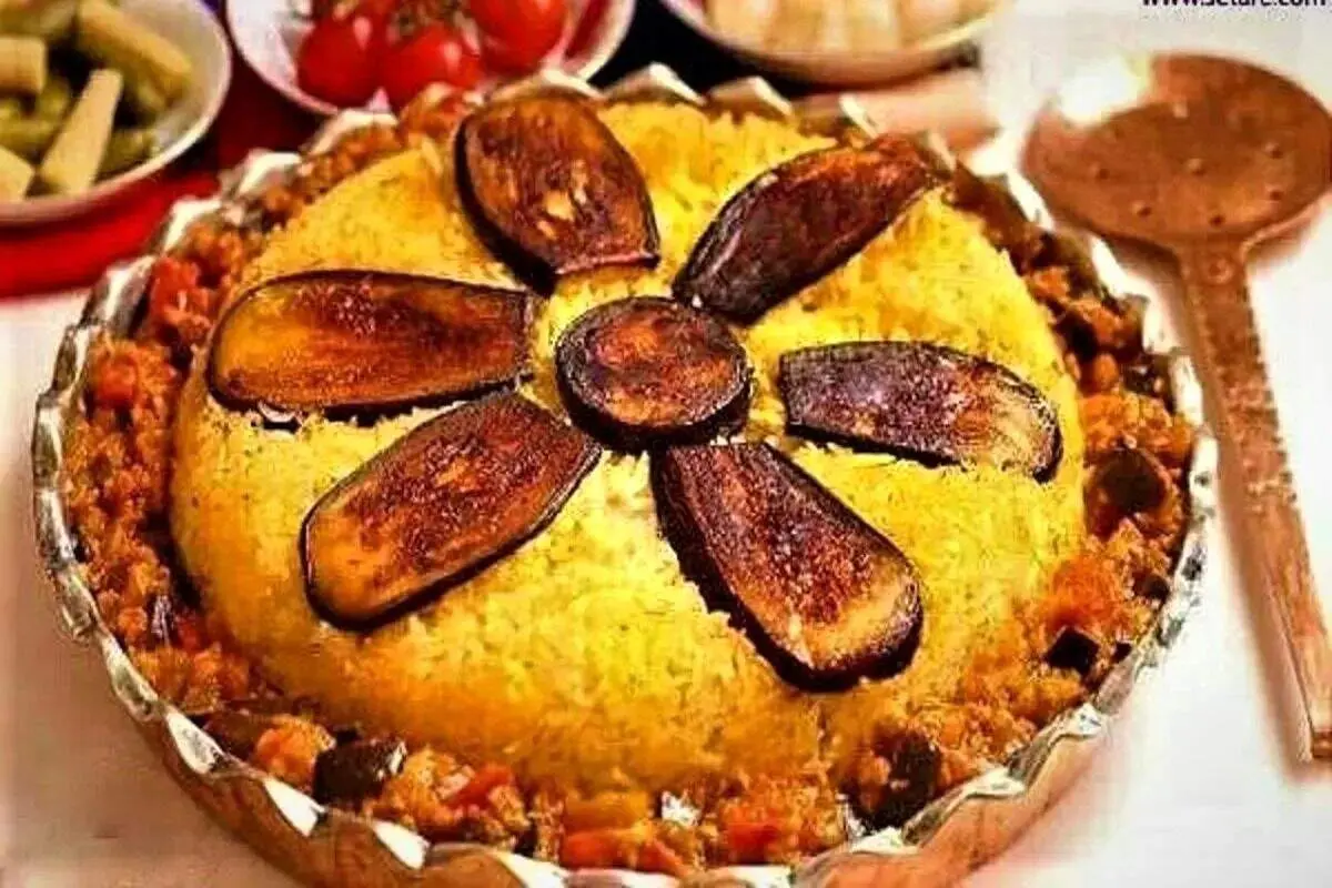 شام امشب با من: لذت یک تجربه آشپزی متفاوت؛ بادمجان پلوی قزوینی