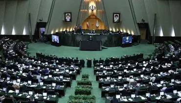 عکسی از نرمش کردن آقای نماینده در مجلس