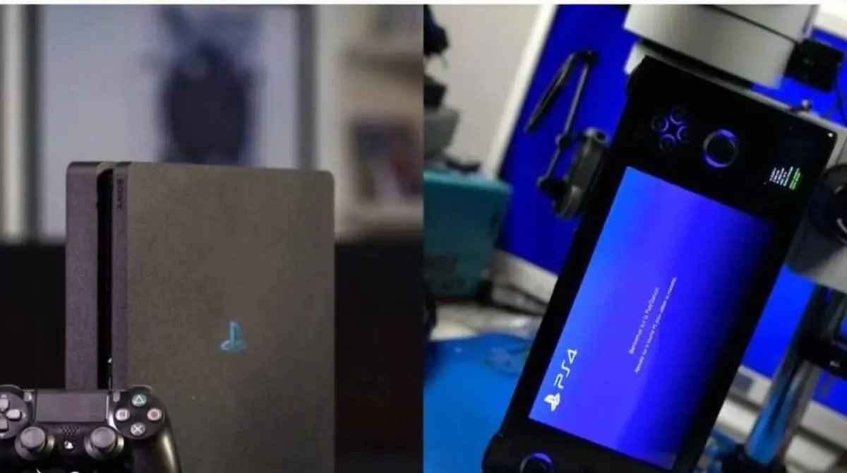 گیمر خلاق ps4را به کنسول دستی تبدیل کرد