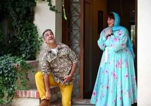 نعیمه نظام‌دوست و پژمان جمشیدی در یک مراسم هنری