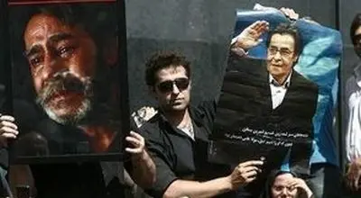 بازنشر یک ویدیوی قدیمی ؛ مراسم تشییع مرحوم خسرو شکیبایی 