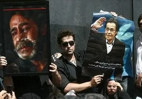 بازنشر یک ویدیوی قدیمی ؛ مراسم تشییع مرحوم خسرو شکیبایی 