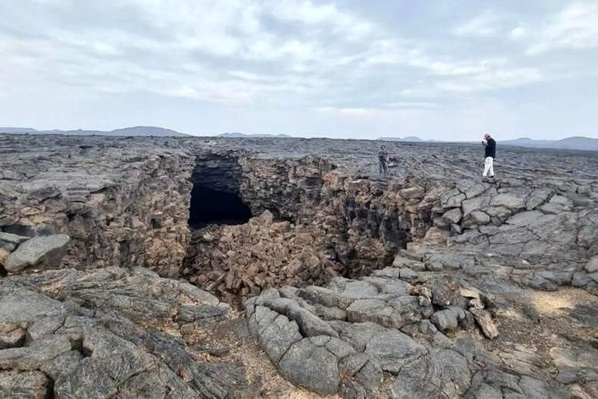 کشف طولانی ترین غار از نوع بازالت در عربستان+ تصاویر 